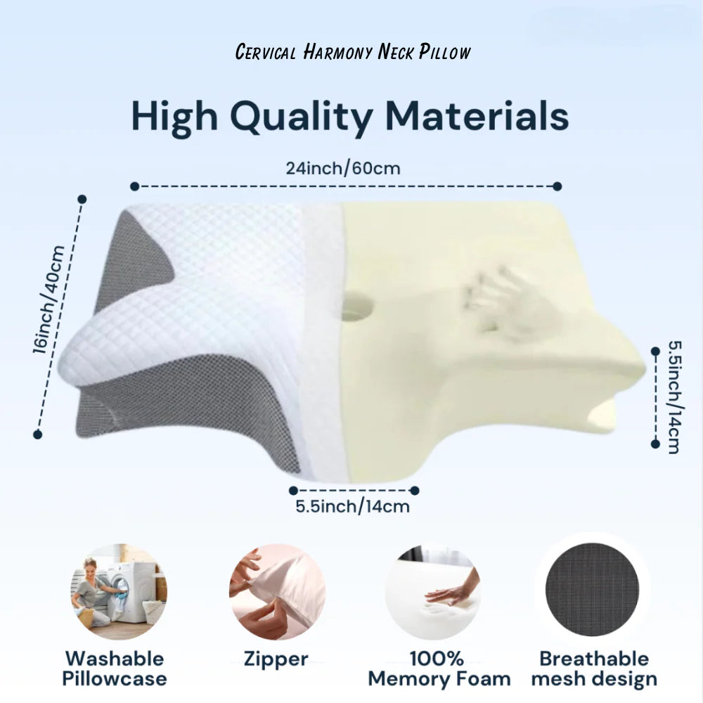 OrthoRest-Ergonomic Star Pillow For Neck Support