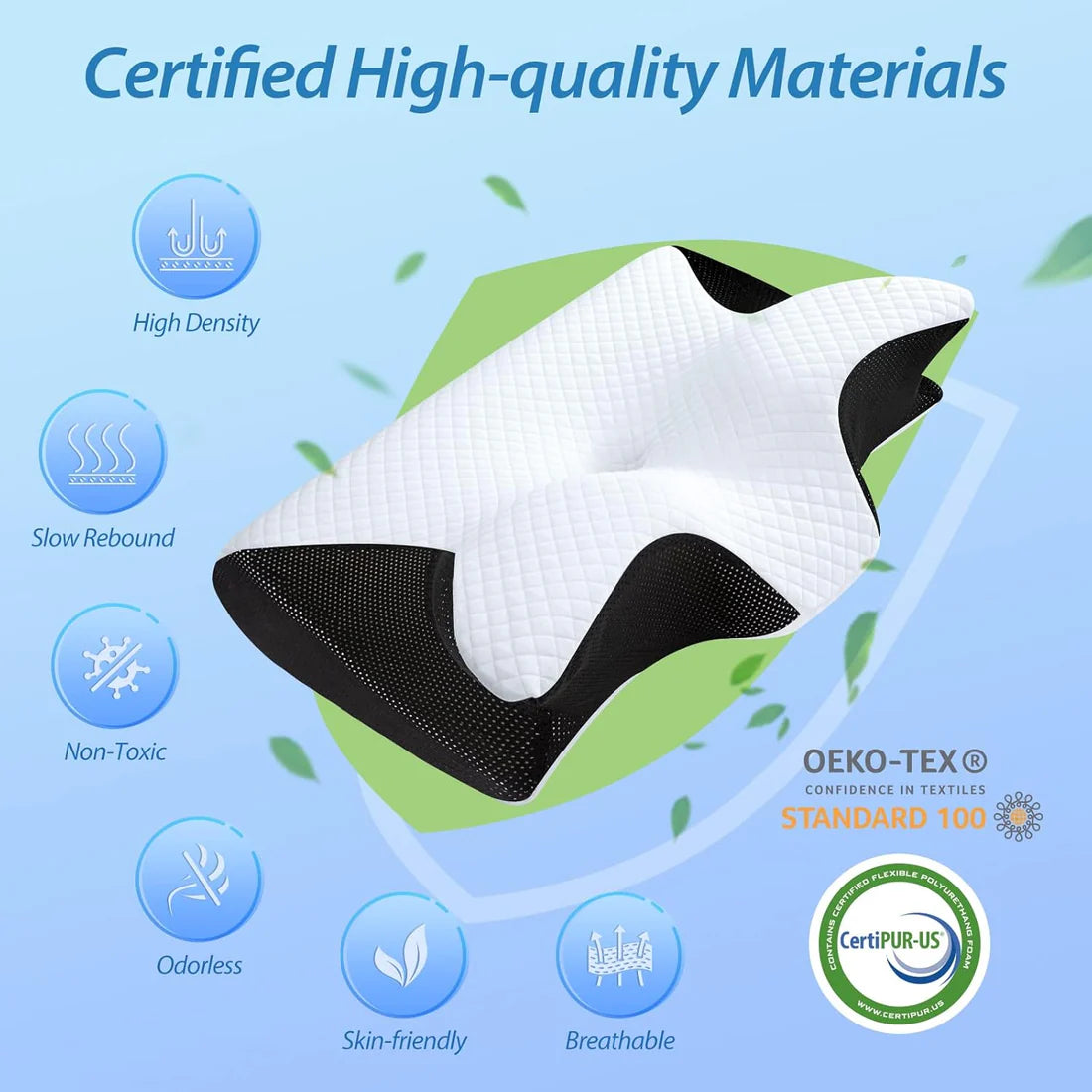 OrthoRest-Ergonomic Star Pillow For Neck Support